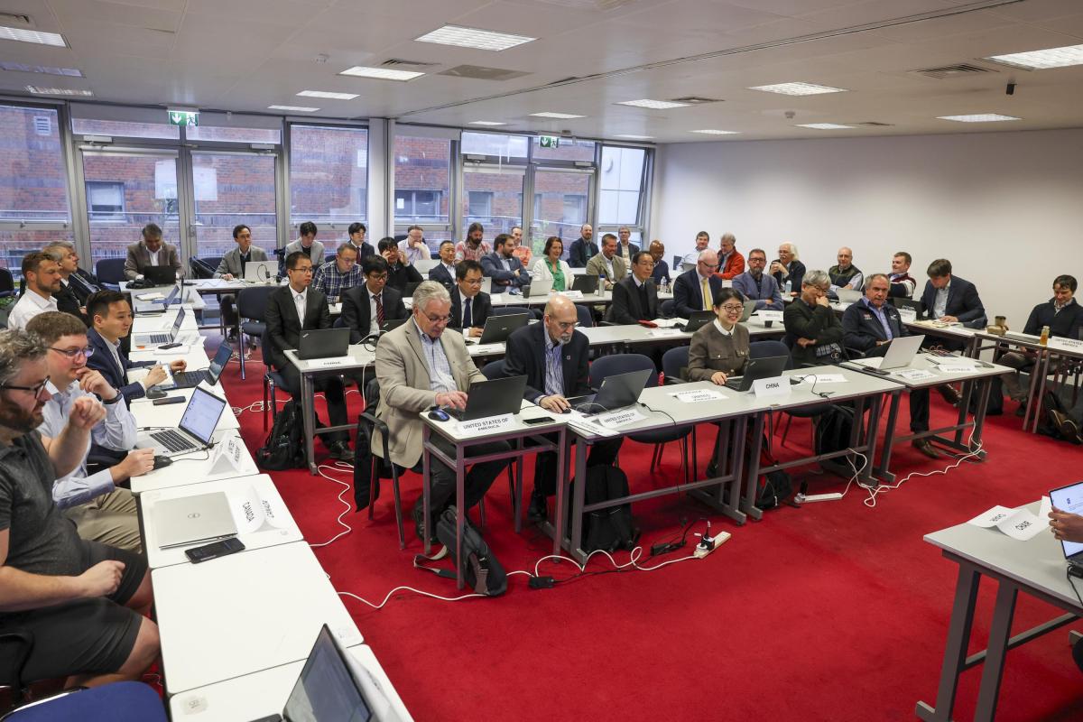Delegates attend the NSAI Technial plenary meeting